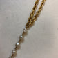 Chanel Gold Pearl CC Cutout Necklace Sku# 62966