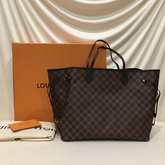 Louis Vuitton Damier Ebene Canvas Neverfull GM Shoulder Bag Sku# 71566