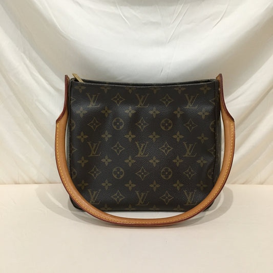 Louis Vuitton Monogram Coated Canvas Looping MM Shoulder Bag Sku# 71468
