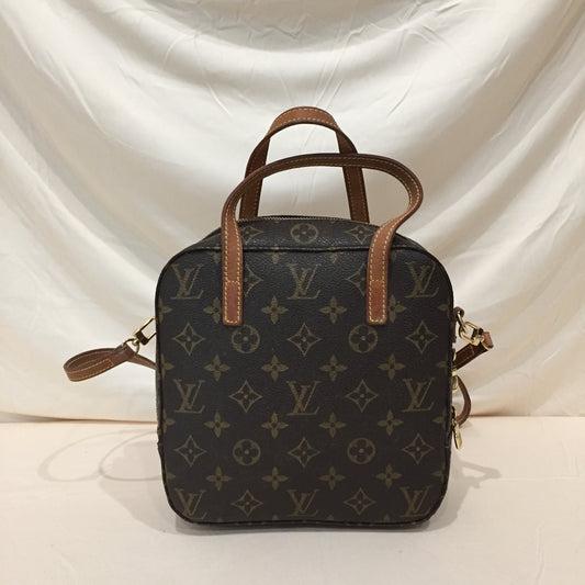 Louis Vuitton Monogram Coated Canvas Spontini With Strap Top Handle Bag Sku# 72134