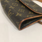 Louis Vuitton Monogram Coated Canvas Florentine With Strap Belt Bag Sku# 72051