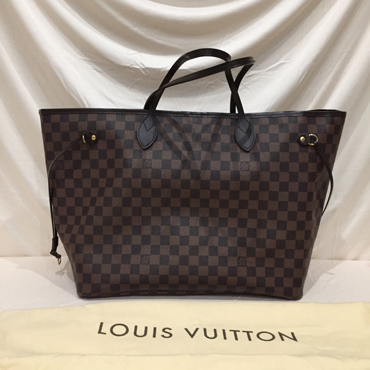 Louis Vuitton Damier Coated Canvas Neverfull GM Shoulder Bag Sku# 72230