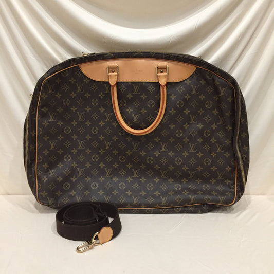 Louis Vuitton Monogram Coated Canvas Alize With Strap Travel Bag Sku# 72141