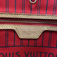 Louis Vuitton Monogram Coated Canvas Neverfull MM Shoulder Bag Sku# 68377