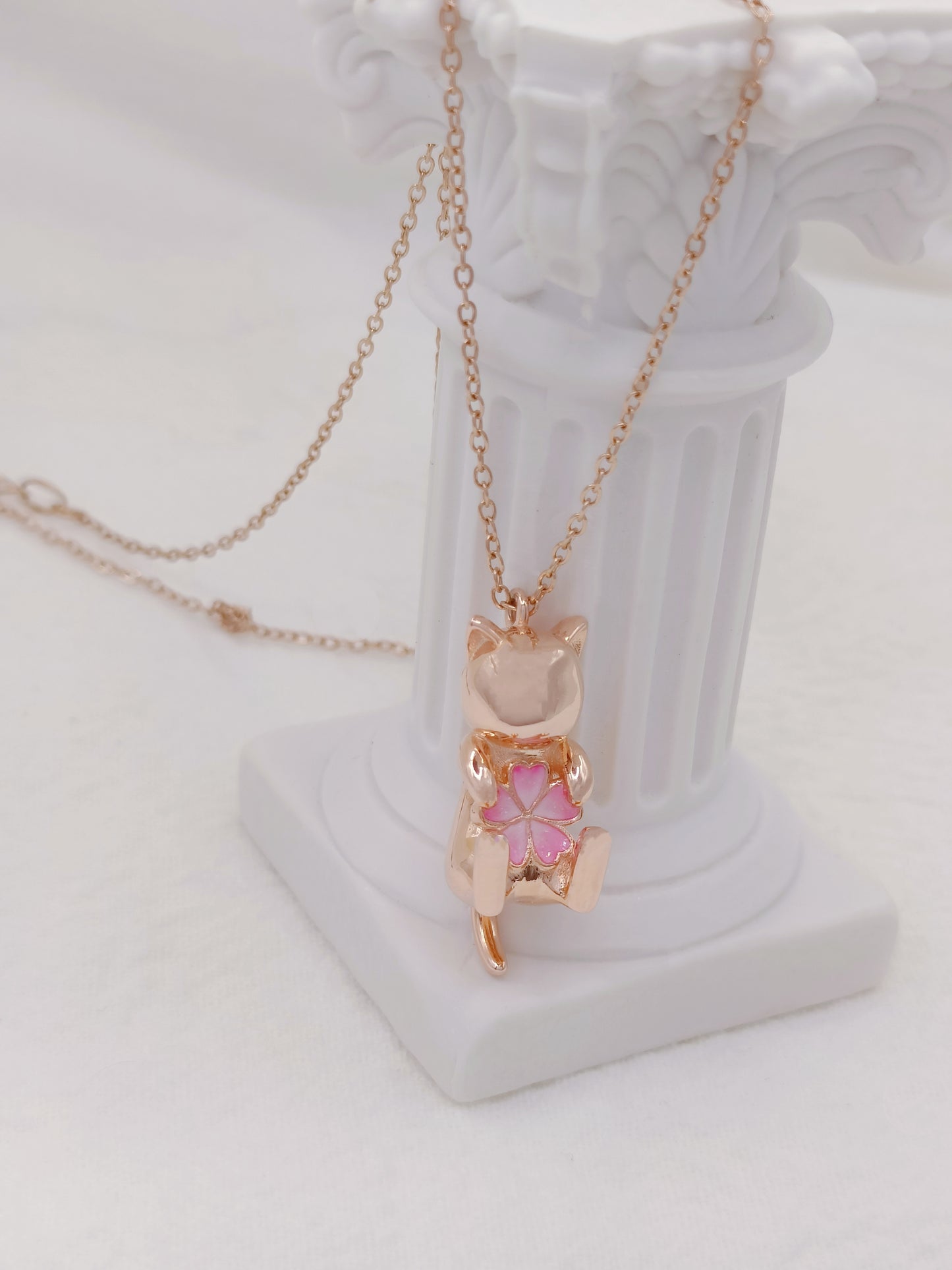 【Luxcellent x CreaMint】Cakura Rose Gold Tone Necklace