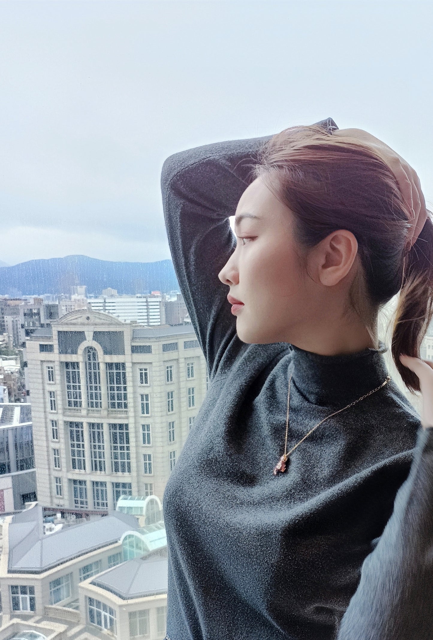 【Luxcellent x CreaMint】Cakura Rose Gold Tone Necklace