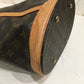 Louis Vuitton Monogram Coated Canvas Bucket GM Shoulder Bag Sku# 73589