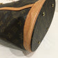 Louis Vuitton Monogram Coated Canvas Bucket GM Shoulder Bag Sku# 73589