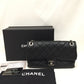 Chanel Black Leather Flap Shoulder Bag Sku# 81173