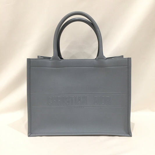 Dior Blue Leather Medium Book Tote Sku# 81395