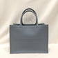 Dior Blue Leather Medium Book Tote Sku# 81395