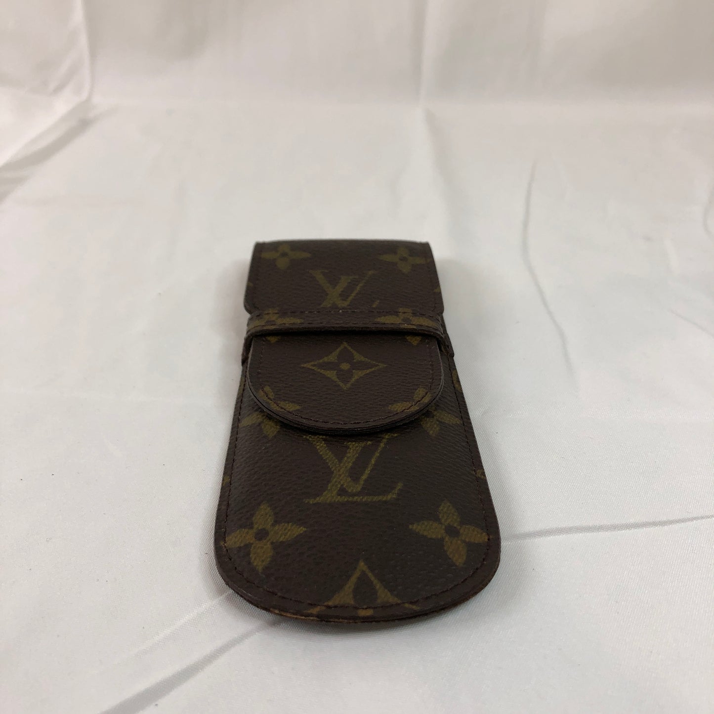 Louis Vuitton Monogram Coated Canvas Etui Stylo Glasses/Pen Case Sku# 79515