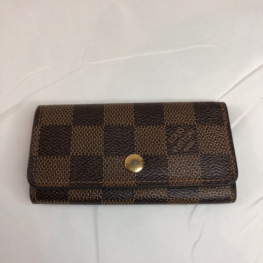 Louis Vuitton Damier Coated Canvas 4 Ring Key Case (A.O) Sku# 79400