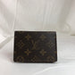 Louis Vuitton Monogram Coated Canvas Bifold Pass Card Case Sku# 79412