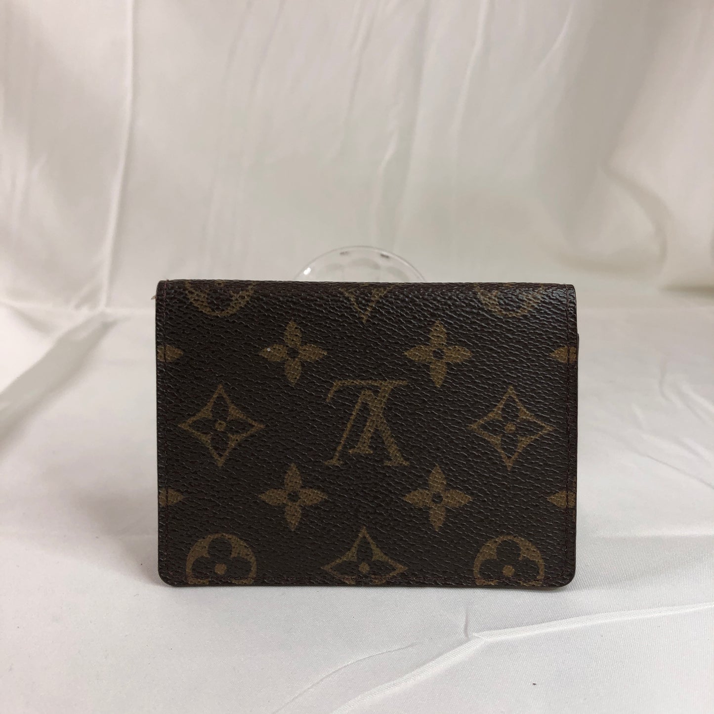 Louis Vuitton Monogram Coated Canvas Bifold Pass Card Case Sku# 79412