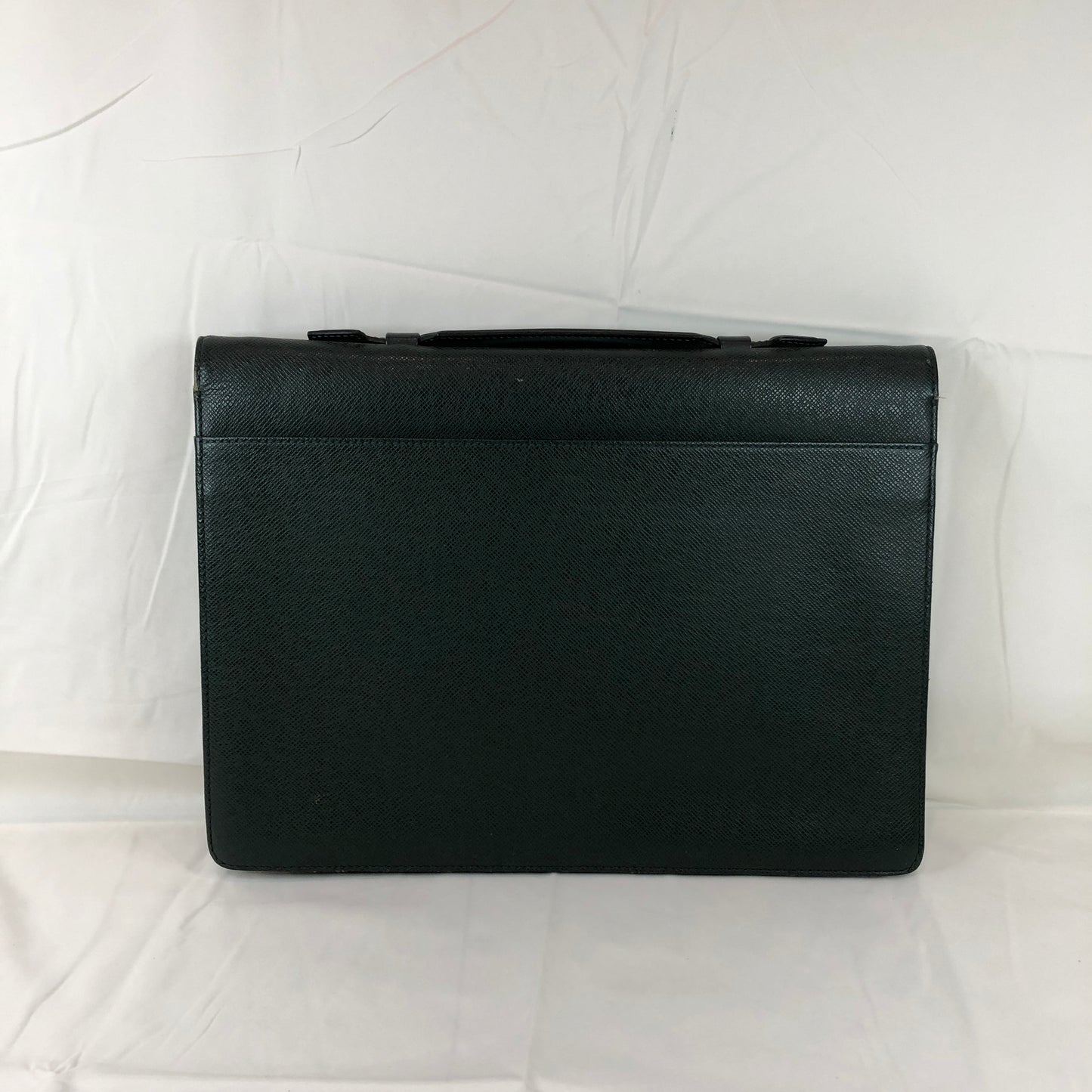 Louis Vuitton Green Taiga Leather Serviette Briefcase Sku# 79849