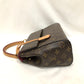 Louis Vuitton Brown Leather Monogram Cluny BB 2-ways Crossbody Bag Sku# 82305