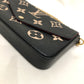 Louis Vuitton Black Beige Empreinte Leather Monogram Giant Felicie Pochette Crossbody Bag Sku# 82306