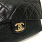 Chanel Black Python Flap Shoulder Bag Sku# 80818