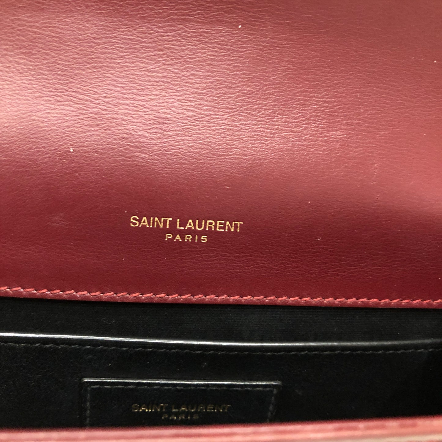 Saint Laurent Red Patent Leather Small Kate Shoulder Bag Sku# 82307