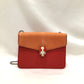 Bvlgari Orange Red Stingray Shoulder Bag Sku# 81922