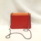 Bvlgari Orange Red Stingray Shoulder Bag Sku# 81922