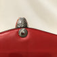 Bvlgari Orange Red Stingray Shoulder Bag Sku# 81922