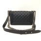 Chanel Black Quilted Lambskin Leboy Flap Shoulder Bag Sku# 80969