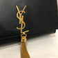 Saint Laurent Black Leather Gold Tassel Kate Crossbody Bag Sku# 81923