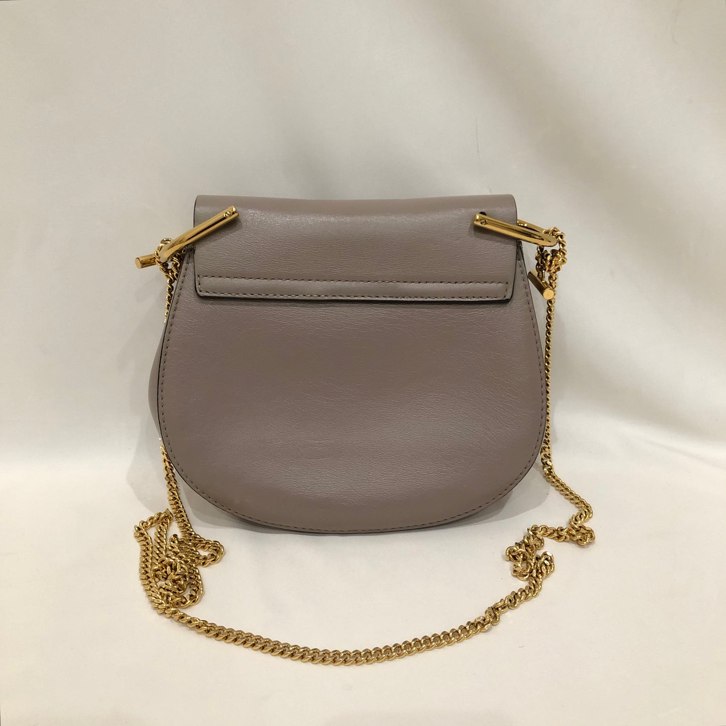 Chloe Grey Suede and Leather Mini Drew Bag Sku# 82772