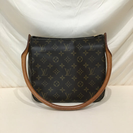 Louis Vuitton Monogram Coated Canvas Looping MM Shoulder Bag Sku# 71618