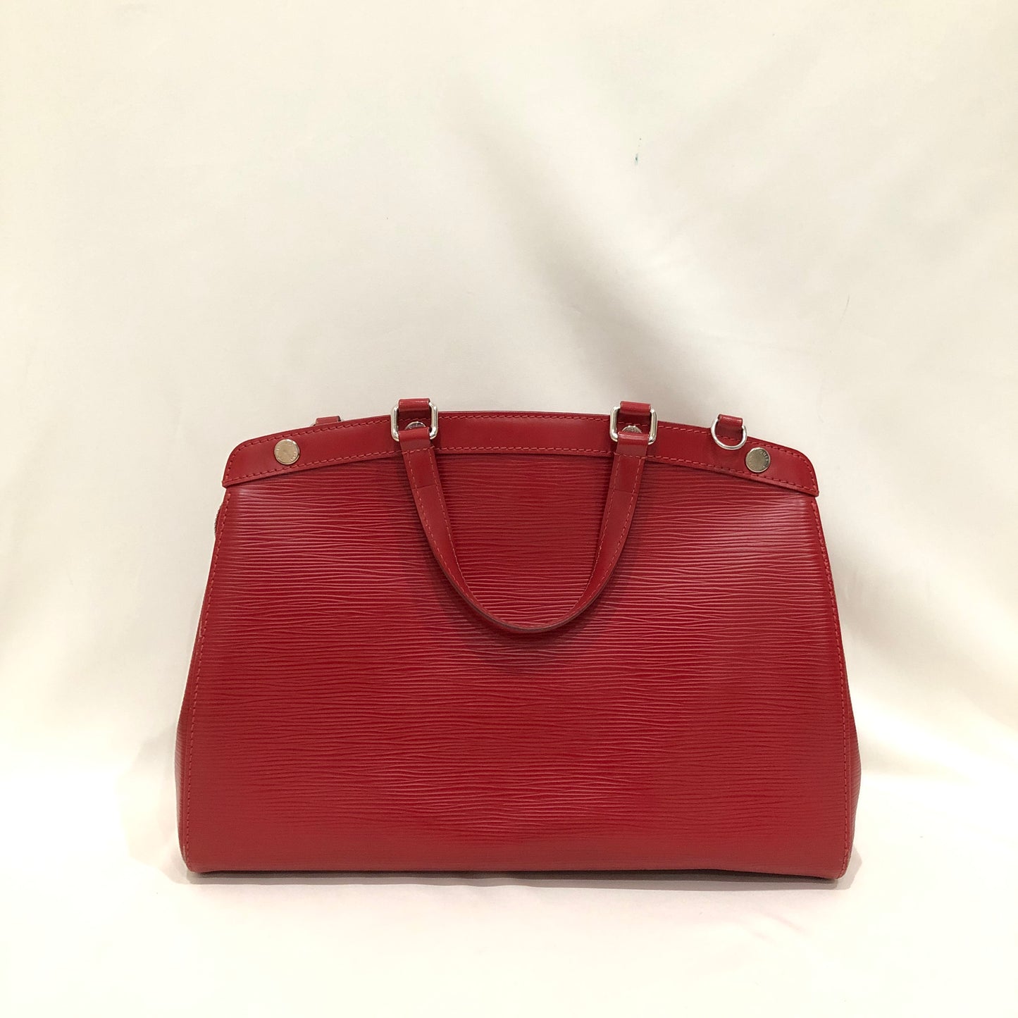 Louis Vuitton Red Epi Brea With Strap Tote Sku# 82769