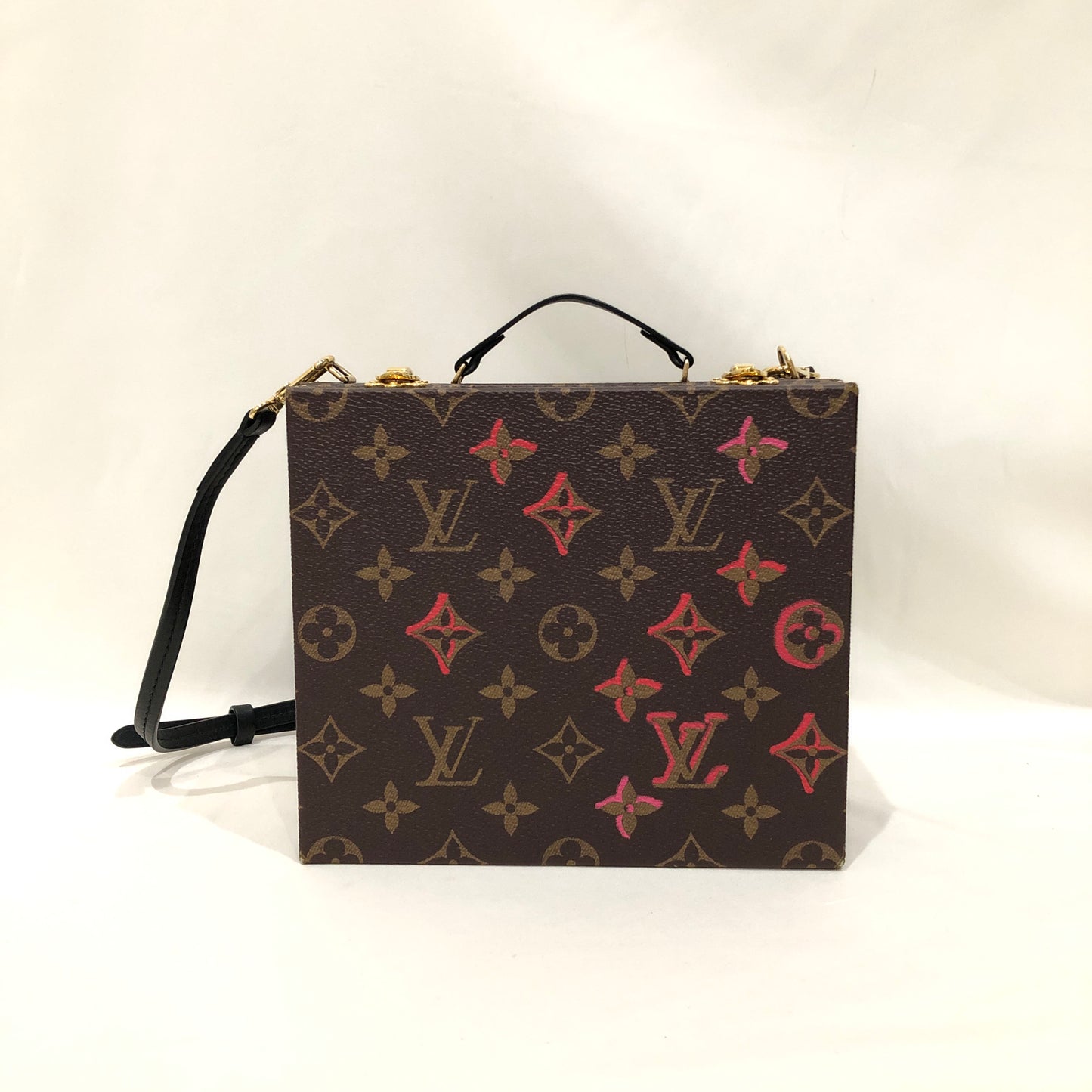 Louis Vuitton Monogram Falling In Love Mobile Box Crossbody Bag Sku# 82788