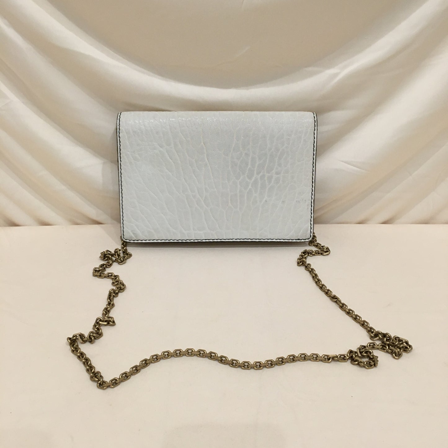 Dior White Calfskin J'Adior Crossbody Bag Sku# 70418