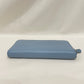 Prada Light Blue Leather Zip Around Long Wallet Sku# 79913