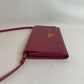 Prada Pink Leather Wallet On Chain Crossbody Bag Sku# 81169