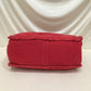 Chanel Red Canvas 2-Ways Tote Sku# 70435