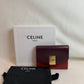 Celine Bicolor Leather C Folding Wallet Sku# 80904