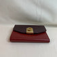 Celine Bicolor Leather C Folding Wallet Sku# 80904