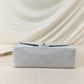 Chanel White Vintage Classic Square Flap Shoulder Bag Sku# 69636