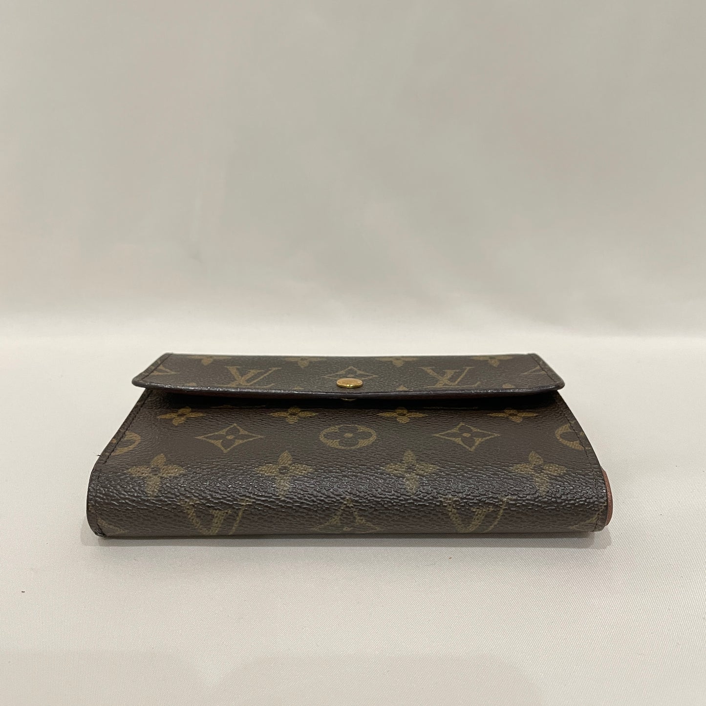 Louis Vuitton Monogram Coated Canvas Trifold Wallet Sku# 80076