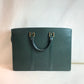 Louis Vuitton Green Taiga Leather Porte Clement Briefcase Sku# 81337