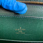 Louis Vuitton Green Taiga Leather Porte Clement Briefcase Sku# 81337