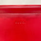 Gucci Red Leather Bamboo Handle 2-ways Tote Sku# 79973