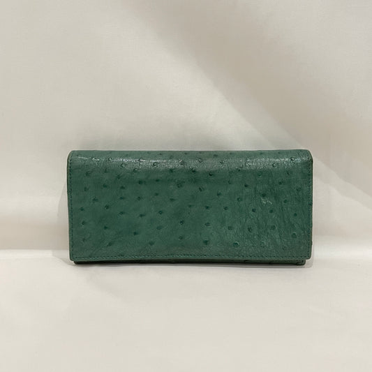 Gucci Green Leather Bifold Long Wallet Sku# 80006