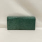 Gucci Green Leather Bifold Long Wallet Sku# 80006