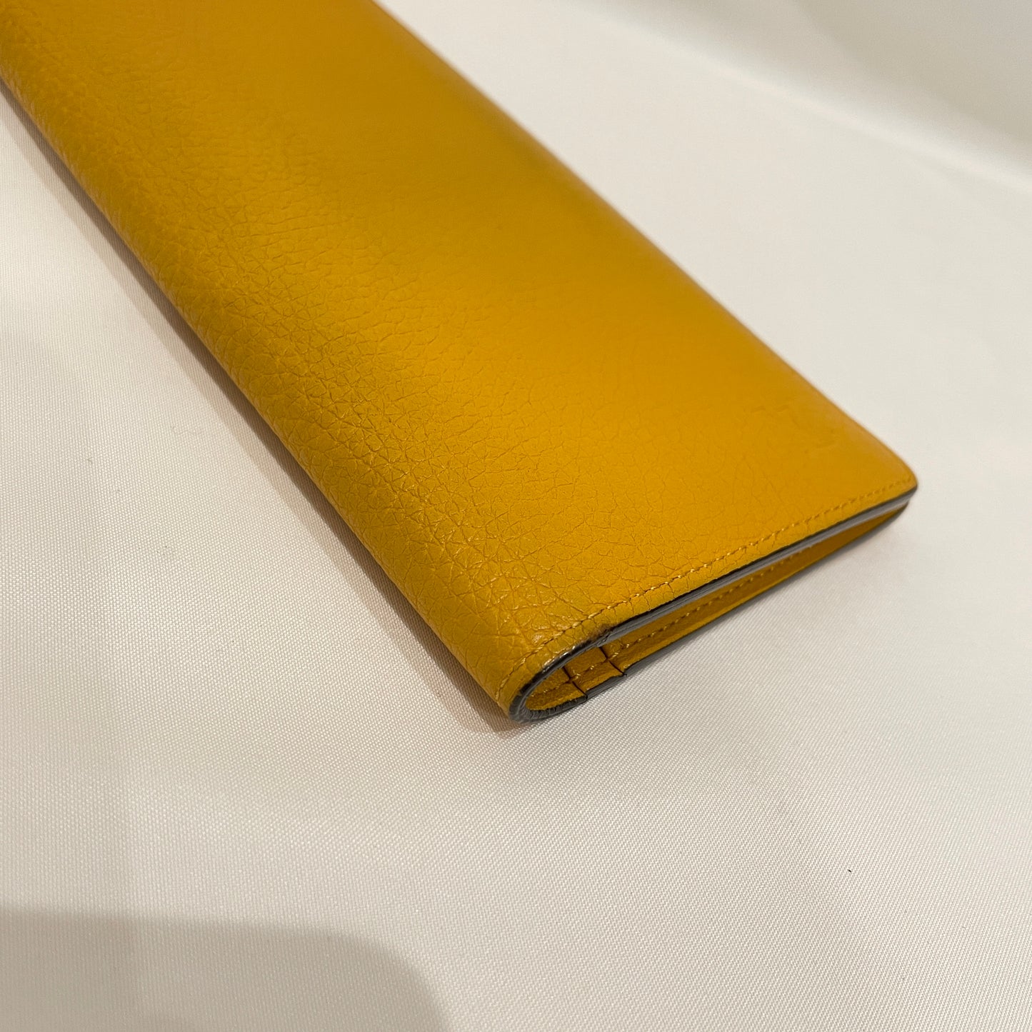 Louis Vuitton Yellow Leather Brazza Bifold Long Wallet Sku# 80178