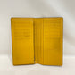 Louis Vuitton Yellow Leather Brazza Bifold Long Wallet Sku# 80178