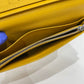 Louis Vuitton Yellow Leather Brazza Bifold Long Wallet Sku# 80178