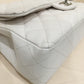 Chanel White Caviar Jumbo Double Flap Shoulder Bag Sku# 71570